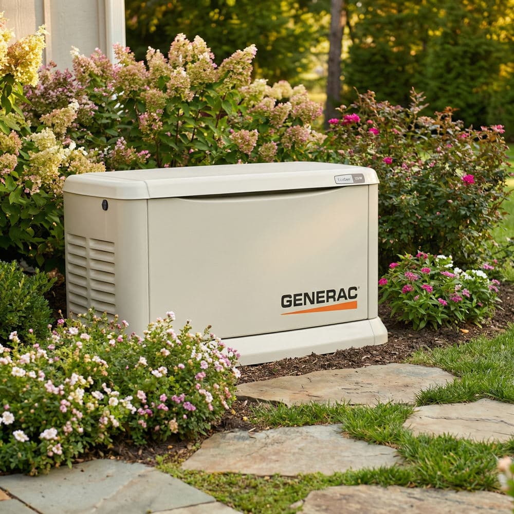 Generac Guardian Series home standby generator with Wi-Fi monitoring